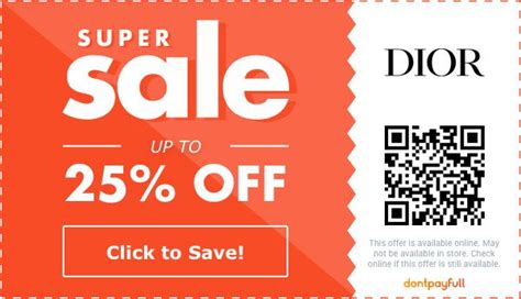 dior discount without badges